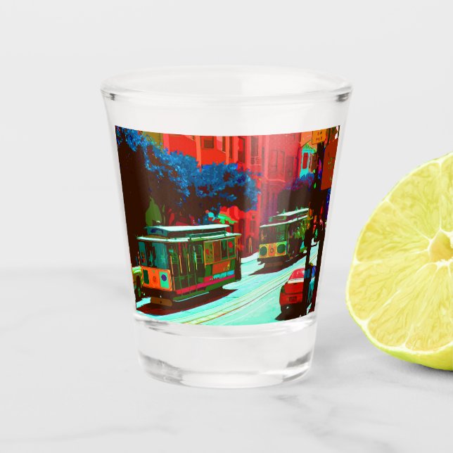 SanFrancisco 005 Schnapsglas (Vorderseite)