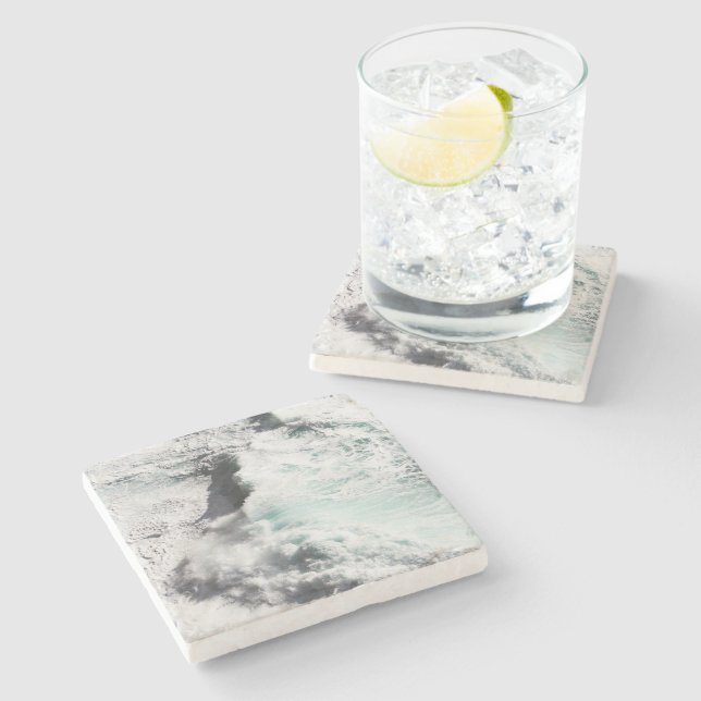 Sanft abstürzen 1 steinuntersetzer (Seitenansicht)