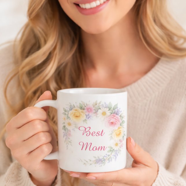 Sanfte Blüten für Mama Kaffeetasse (Von Creator hochgeladen)