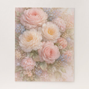 Sanfte Blüten-Träume Puzzle