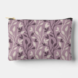 Sanfte botanische Malvenblatt Eleganz Chic Zubehörtasche