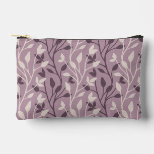 Sanfte botanische Malvenblatt Eleganz Chic Zubehörtasche
