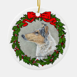 Sanfte Collie, Blauer Merle, Ornament