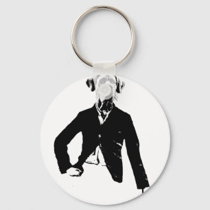 Sanfte Deutsche Dogge Schlüsselanhänger