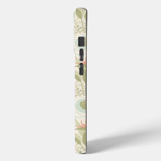 Sanfte Dschungel Frösche & Vögel Case-Mate iPhone Hülle (Rückseite / Links)