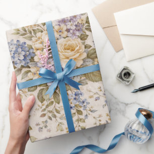 Sanfte Elfenblumen-Gartenblüte Geschenkpapier