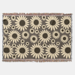 Sanfte Empress Florals Braune Kaiserin Decke