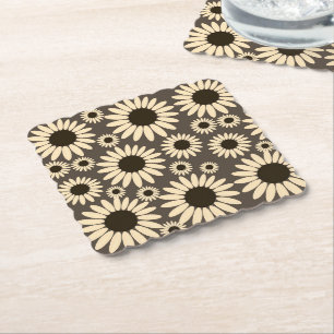 Sanfte Empress Florals Braune Kaiserin Untersetzer