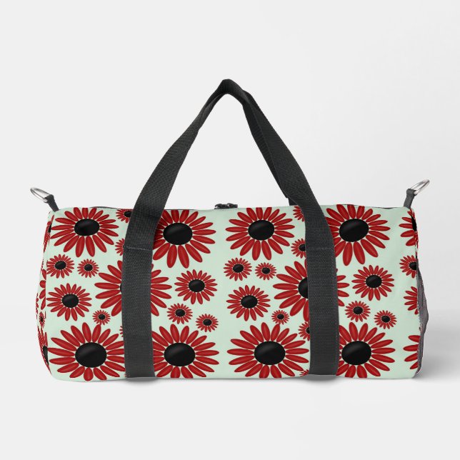 Sanfte Empress Florals Velvet Empress Duffle Bag (Vorderseite)