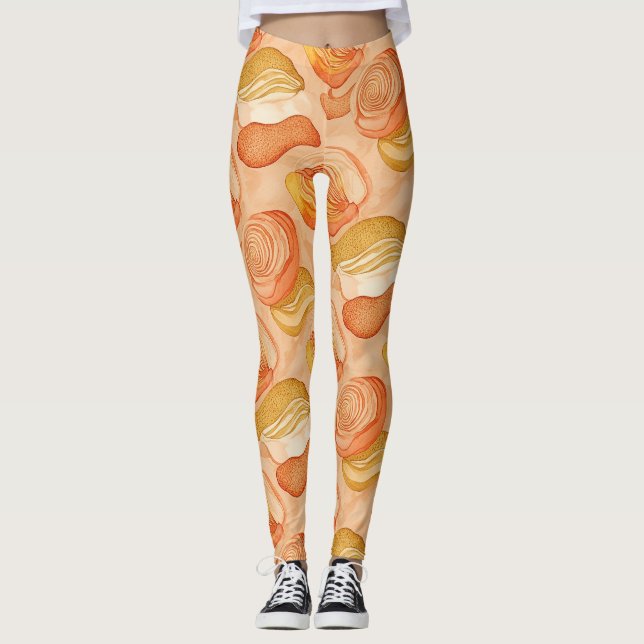 Sanfte erdige Abstraktion (6) Leggings (Vorderseite)