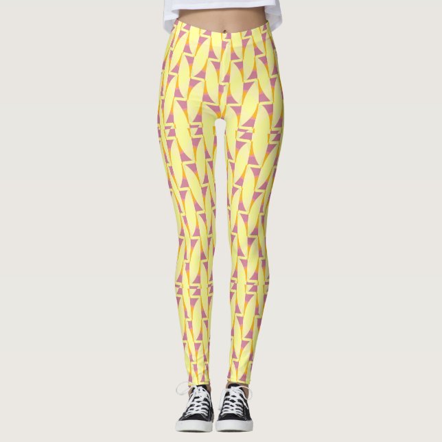 sanfte Farben Leggings (Vorderseite)