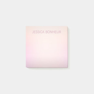 Sanfte Farben, Ombre-Effekt Post-it Klebezettel