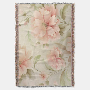 Sanfte Floral Decke