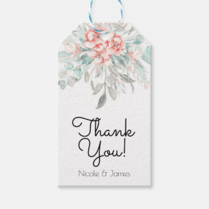 Sanfte Frühlings-Sommer-Blumen Grüne Elegante Hoch Geschenkanhänger