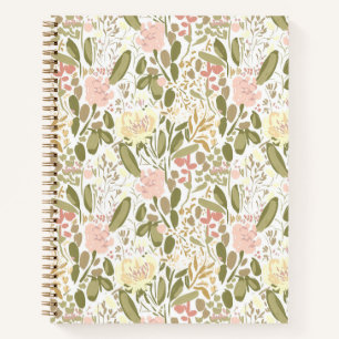 Sanfte Gartenhochzeit Notizbuch