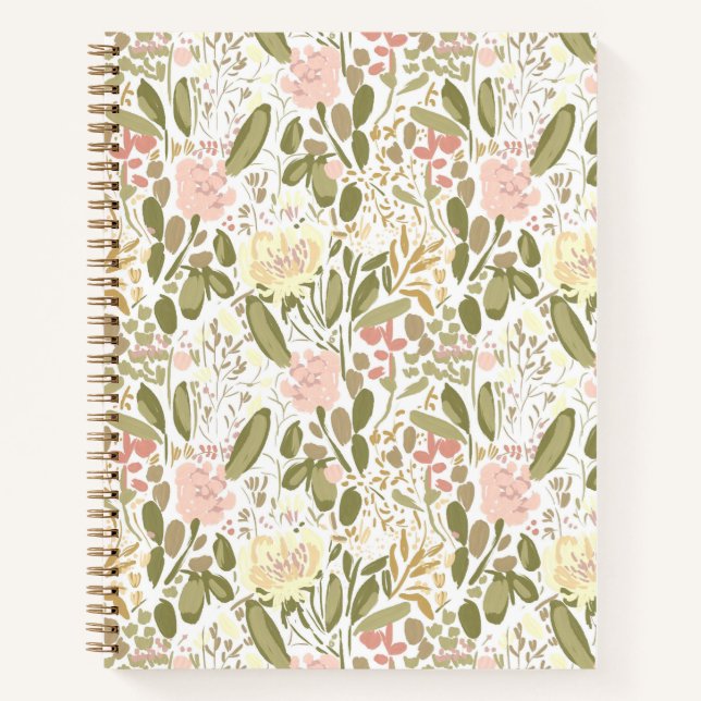 Sanfte Gartenhochzeit Notizbuch (Vorderseite)