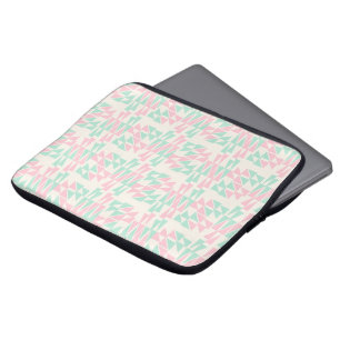 Sanfte geometrische Pastellfarbe Laptopschutzhülle
