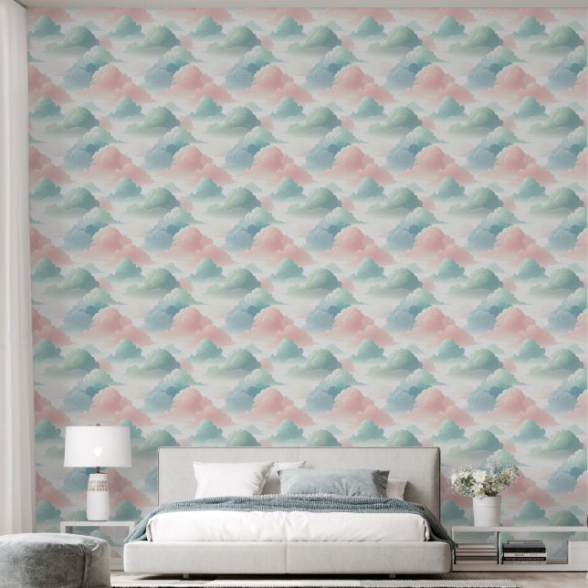 Sanfte Heilwolken Tapete (Schlafzimmer)