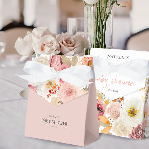 Sanfte Herbstdurchbruch-Blumen-Baby-Party-Gast Geschenkschachtel