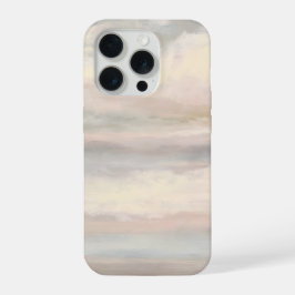 Sanfte Himmel Abstrakte Pastell-Wolkenlandschaft iPhone 15 Pro Hülle