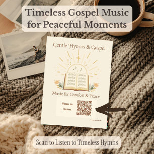 Sanfte Hymnen und Gospel-Musik   Tröstendes Christ Fotoplatte