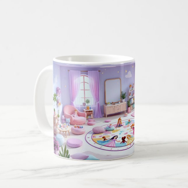 Sanfte & künstlerische Stimmung Kaffeetasse (Vorderseite Links)