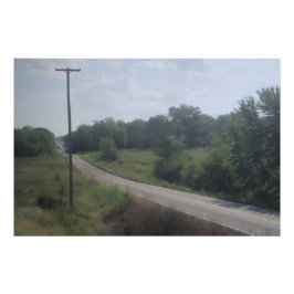 Sanfte Landstraße Fotodruck