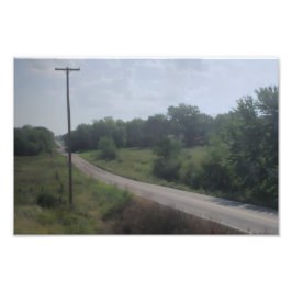 Sanfte Landstraße Fotodruck