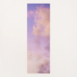 Sanfte Lavendel-Sonnenuntergangs-Wolken Yogamatte