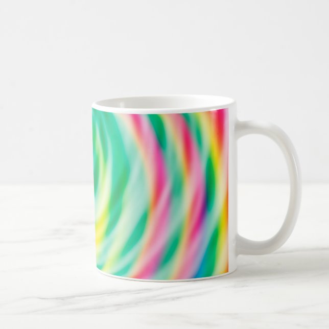 Sanfte lebendige Tie Dye Kaffeetasse (Rechts)