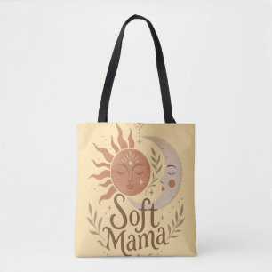 Sanfte Mama Himmels-Sonne und Mond Boho-Design