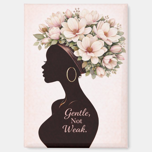 Sanfte, nicht schwache Inspirationsmagnet  Magnet (Vorderseite)