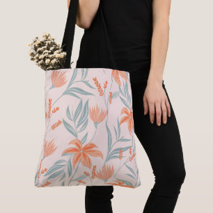 Sanfte Orange und Salbei-Pfirsich-Blumen-Botanik