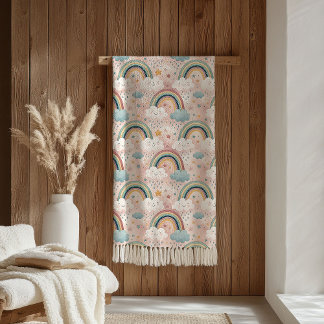 Sanfte Regenbogen-Sherpa-Geschenke für Kuschelzeit Sherpadecke