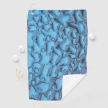 Sanfte Regentropfen aus blauem Glas