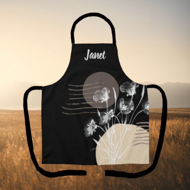 Sanfte romantische Schwarze Minimalistische Schürz Schürze (Von Creator hochgeladen)