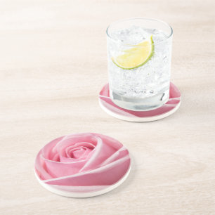 Sanfte rosa Rose Getränkeuntersetzer