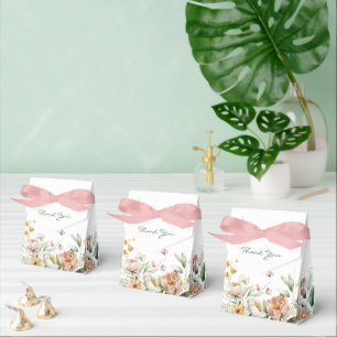 Sanfte Rosa-Wasserfarben-Blumen-Tent Geschenkschachtel