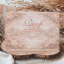 Sanfte Rosengarten-Quinceañera in Blush-Tönen