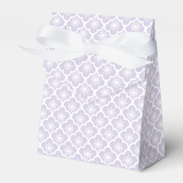 Sanfte Sakura Neutral - Staubiges Lavendel Geschenkschachtel (Vorderseite)