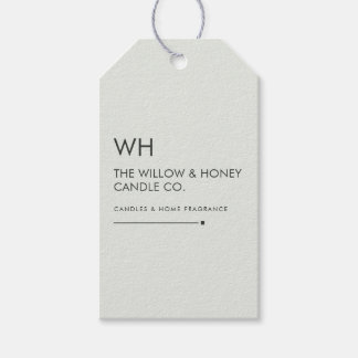 Sanfte Salbei-Minimalist-Hängetag für Kleinunterne Geschenkanhänger