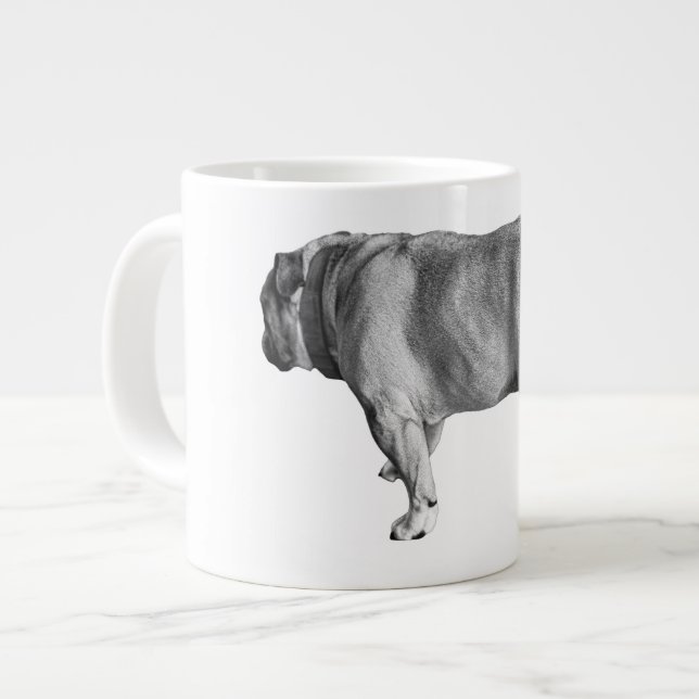 Sanfte Schritte, Morgenwärme Jumbo-Tasse (Vorderseite Links)