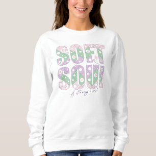 Sanfte Seele Starker Geist –Pastell Motivations-T- Sweatshirt