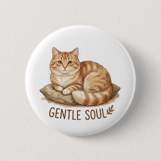 Sanfte Seelenkatze Button