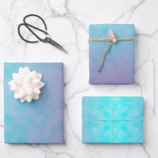 Sanfte Statik zwischen den Sternen Geschenkpapier Set