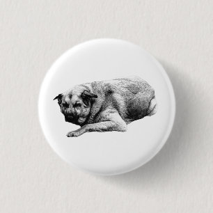 Sanfte Stille, mühelose Ausgeglichenheit Button