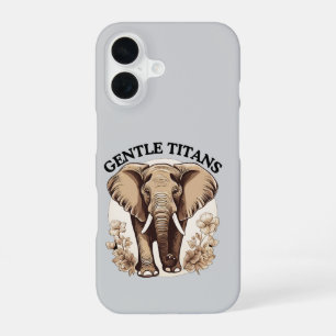 Sanfte Titanen iPhone 16 Hülle