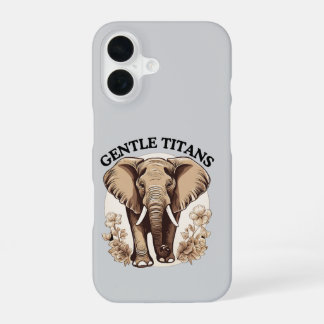 Sanfte Titanen iPhone 16 Hülle