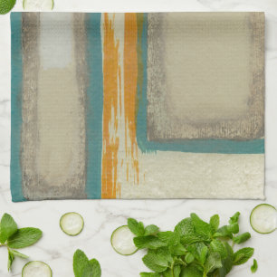 Sanfte und kühne Rothko-inspirierte Abstraktion Geschirrtuch