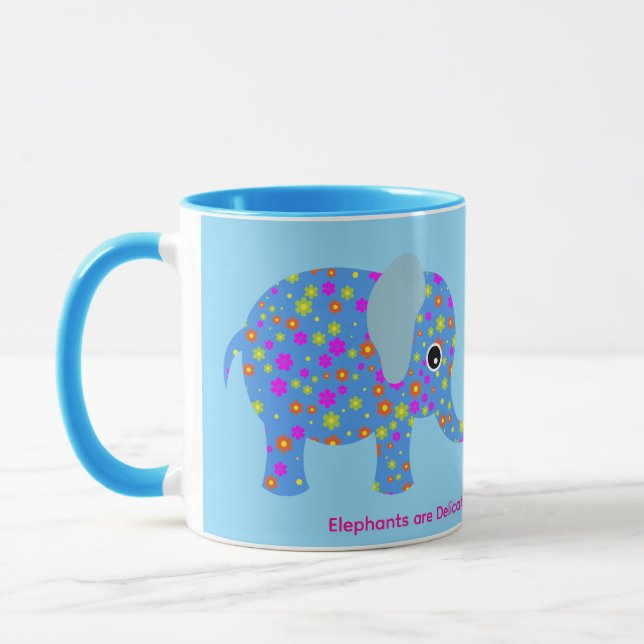 Sanfte Wesen Elefant Tasse (Links)